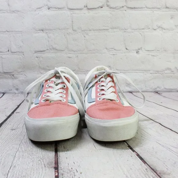 Vans All Star Chuck Taylor Tri Color Skate Low Top Lace Up Sneaker M 6 L 7.5 - Picture 4 of 8